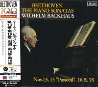 Компакт-диск Wilhelm Backhaus / Beethoven: The Piano Sonatas Nos. 13, 15, 16 & 18 (UHQ) (Jewel, Japan, UHQ-CD) (1CD)