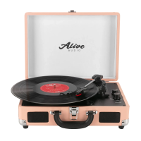 Виниловый проигрыватель Alive Audio GLAM Blush c Bluetooth