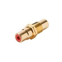 Коннекторы и разъемы INAKUSTIK Premium RCA-Panel Double Coupling, red, 1 pc, 0090802002
