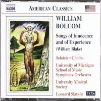 Компакт-диск Leonard Slatkin, University of Michigan School of Music Symphony Orchestra, University Musical Society /  Bolcom: Songs Of Innocence And Of Experience (3CD)