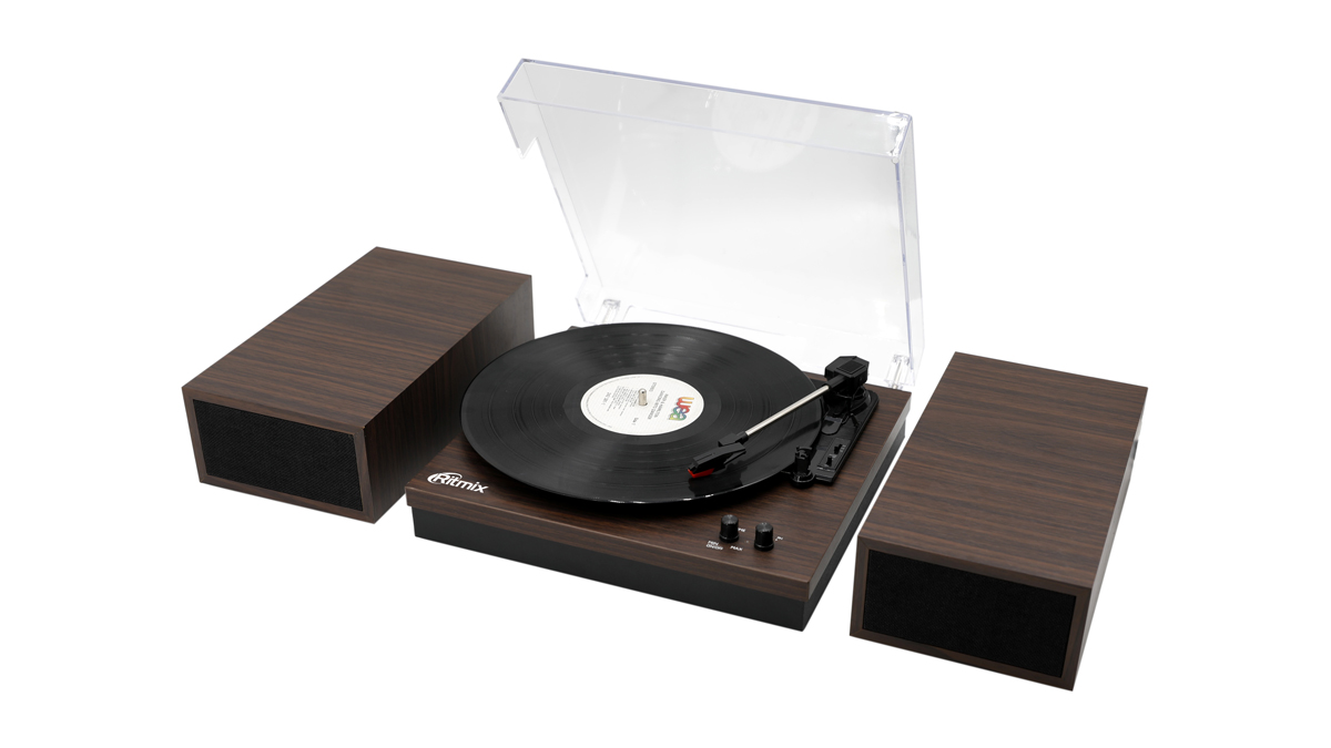 Виниловый проигрыватель RITMIX LP-340B Dark wood