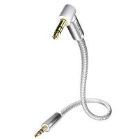 Кабели межблочные In-akustik Premium MP3 Audio Cable 90°, 3.5 Phone plug, 0.5 m, 004104005