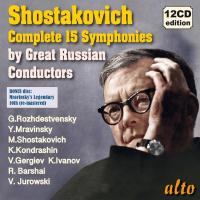 Компакт-диск Various Artists / Shostakovich: Complete 15 Symphonies (Box) (Papersleeves In Box) (12CD)