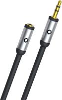Акустический кабель Oehlbach PERFORMANCE i-Connect 3,5mm jack, (f)-(m) 5,0m black, D1C60036