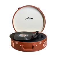 Виниловый проигрыватель Alive Audio MOVIE French chocolate c Bluetooth