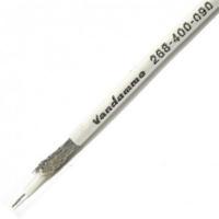 Видео кабель Van Damme миниатюрный коаксиальный 75 Ом Plasma grade белый (268-400-090)