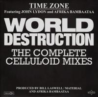 Виниловая пластинка Time Zone Featuring John Lydon and Afrika Bambaataa / World Destruction (12 INCH)