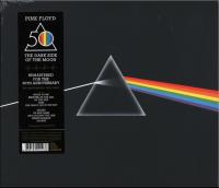 Виниловая пластинка Pink Floyd / The Dark Side Of The Moon (50th Anniversary) 2023 Remaster (180G Heavyweight 1LP in  sleeve with original posters and stickers) (1LP)