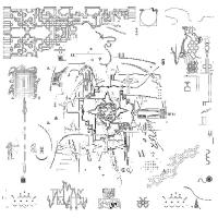 Виниловая пластинка NICOLAS JAAR / TELAS - BLACK & CLEAR VINYL (2LP)