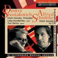 Компакт-диск Lidia Kovalenko & Yuri Serov / Shostakovich/ Schnittke: Sonatas For Violin And Piano (1CD)