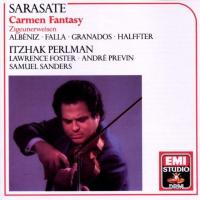 Компакт-диск Itzhak Perlman, The Royal Philharmonic Orchestra, The Pittsburgh Symphony Orchestra, Lawrence Foster, Andre Previn, Samuel Sanders / Pablo de Sarasate, Isaac Albeniz, Manuel De Falla, Enrique Granados, Ernesto Halffter: Carmen Fantasy, Zigeun