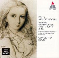 Компакт-диск Concerto Koln / Felix Mendelssohn: String Symphonies Nos. 1, 4, 6, 7 & 12 (CD)
