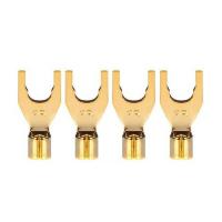 Коннектор AudioQuest P10M/G Spade Gold (4)