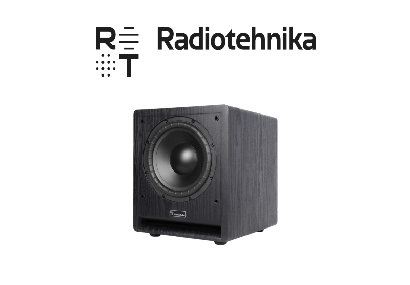 Новинка от Radiotehnika! Активный сабвуфер Alfa 1.05 Black Ash