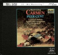 Компакт-диск Leonard Slatkin / Bizet: Carmen/ Grieg: Peer Gynt (UHD) (Digibook, UHD-CD) (1CD)