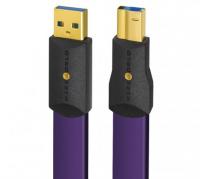 Кабель USB Wireworld Ultraviolet 8 USB 3.0 A-B Flat Cable 0.6m, U3AB0.6M-8