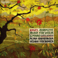 Компакт-диск Alina Ibragimova & Cedric Tiberghien / Ravel: Complete Music For Violin & Piano (Jewel) (1CD)