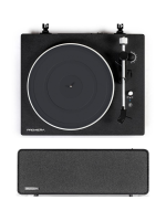 Комплект Premiera проигрыватель ECO BT + активная акустика ES-422A, Черный