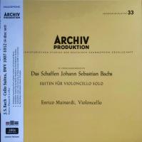 Виниловая пластинка Enrico Mainardi / Bach: suites for cello solo (box) (analogue) (4LP)