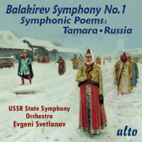 Компакт-диск Yevgeni Svetlanov / Balakirev: Symphony No.1, Russia, Tamara (1CD)