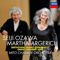 Компакт-диск Seiji Ozawa, Martha Argerich, Mito Chamber Orchestra / Beethoven: Piano Concerto 2 - Grieg: Holberg Suite (CD)