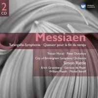 Компакт-диск Simon Rattle, Peter Donohoe, Michel Beroff, City of Birmingham Symphony Orchestra /  Turangalila/Quatuor Pour La Fin Du Temps/Le Merle Noir (2CD)