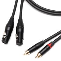 Кабель межблочный 2XLR-2RCA Radiotehnika Volna M02 (female) 5 m