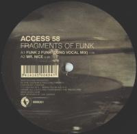 Виниловая пластинка ACCESS 58 / FRAGMENTS OF FUNK (1LP)