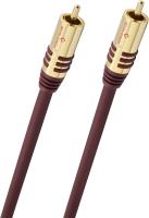 Сабвуферный кабель Oehlbach PERFORMANCE NF Sub-cable cinch/cinch, 1 0m mono red, D1C20531