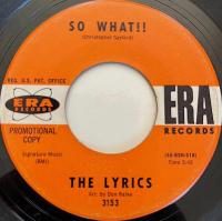 Виниловая пластинка THE LYRICS / SO WHAT!! / THEY CAN'T HURT ME (1LP)