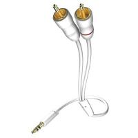 Кабели межблочные In-akustik Star MP3 Audio Cable, 3.5 Phone  2RCA, 10 m, 00310010