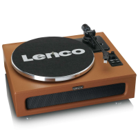 Виниловый проигрыватель Lenco LS-410 WALNUT с 4 встроенными динамиками