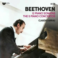 Компакт-диск Claudio Arrau / Beethoven: 12 Piano Sonatas, The 5 Piano Concertos (Box) (Papersleeves In Box) (8CD)