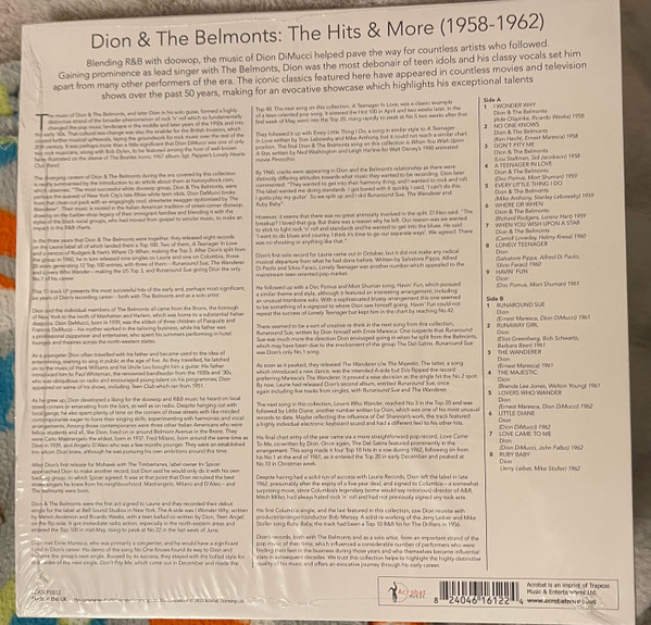 Dion & The Belmonts — Hits & More: Dion & The Belmonts 1958-62