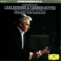 Компакт-диск Herbert von Karajan, Berlin Philharmonic / Bizet: L'Arlesienne & Carmen-Suites (CD)