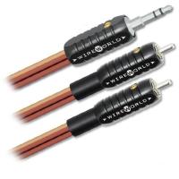Кабель межблочный аудио Wire World Nano-Eclipse Mini Jack to 2 RCA 2.0m