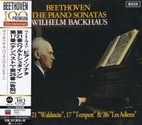 Компакт-диск Wilhelm Backhaus / Beethoven: The Piano Sonatas Nos. 17, 21 & 26 (UHQ) (Jewel, Japan, UHQ-CD) (1CD)
