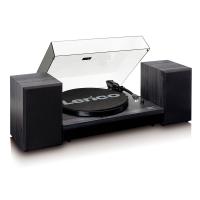 Виниловый проигрыватель Lenco LS-300 BLACK c Bluetooth и комплект динамиков