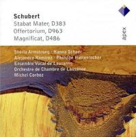 Компакт-диск Ensemble Vocal de Lausanne, Sheila Armstrong, Hanna Schaer, Alejandro Ramirez, Philippe Huttenlocher, Jean-Paul Goy, Philippe Corboz /  Stabat Mater, Offertorium & Magnificat (1CD)