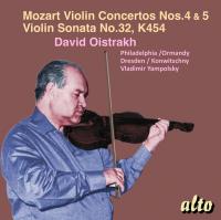 Компакт-диск David Oistrach / Mozart: Violin Concertos 4 & 5, Violin Sonata 32 (1CD)