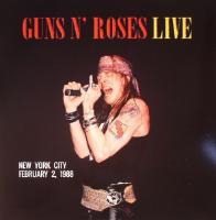 Виниловая пластинка GUNS N ROSES / LIVE IN NEW YORK CITY 1988 (YELLOW/RED SPLATTER VINYL) (1LP)