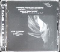 Компакт-диск Julie Steinberg & David Abel / Brahms/ Debussy/ Bartok: Sonatas For Violin And Piano (Jewel) (1SACD)