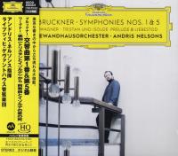 Компакт-диск Andris Nelsons / Bruckner: Symphonies Nos. 1 & 5/ Wagner: Tristan Und Isolde - Prelude & Liebestod (UHQ) (Jewel, Japan, UHQ-CD) (1CD)
