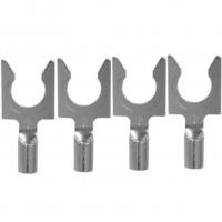 Коннектор AudioQuest 1014/S Spade Silver (4)