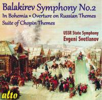 Компакт-диск Yevgeni Svetlanov / Balakirev: Symphony No.2, Russian Themes, Bohemia, Chopin Suite (1CD)