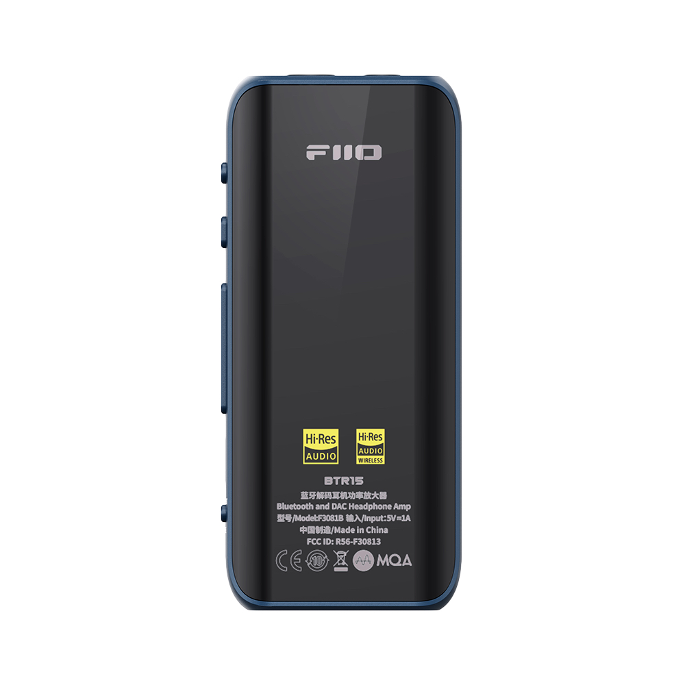 Портативный усилитель для наушников FIIO BTR15 (F3081B) Blue, купить  портативный усилитель для наушников fiio btr15 (f3081b) blue | VINYLMARKT