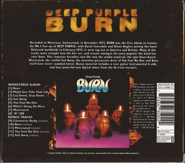 Deep purple burn