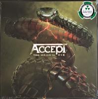 Виниловая пластинка ACCEPT Too mean to die (BLUE/GREEN SWIRL )