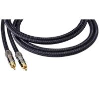 Кабель межблочный аудио Clarus Aqua CAA-010D 1m (2RCA-2RCA)