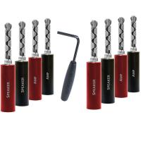 Коннектор AudioQuest SureGrip 100 - BFA Silver (8)